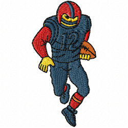American Football Embroidery Design 3 American Football Embroidery Design 3